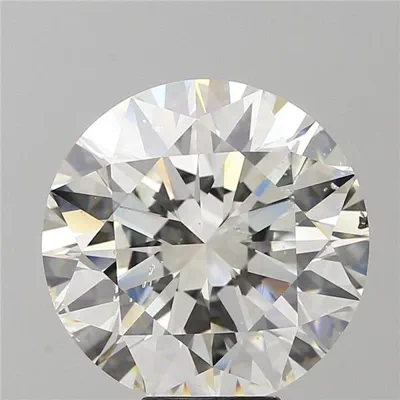 10.01ct I SI2 Rare Carat Ideal Cut Round Diamond