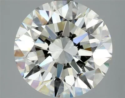 3.70ct J VS2 Rare Carat Ideal Cut Round Diamond