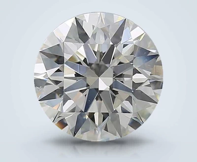 4.03ct I SI1 Rare Carat Ideal Cut Round Diamond