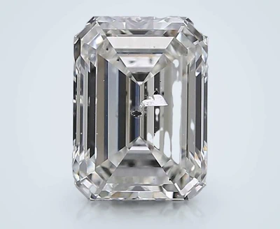 1.30ct F SI2 Rare Carat Ideal Cut Emerald Diamond