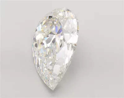 32.89ct F VS1 Rare Carat Ideal Cut Pear Lab Grown Diamond