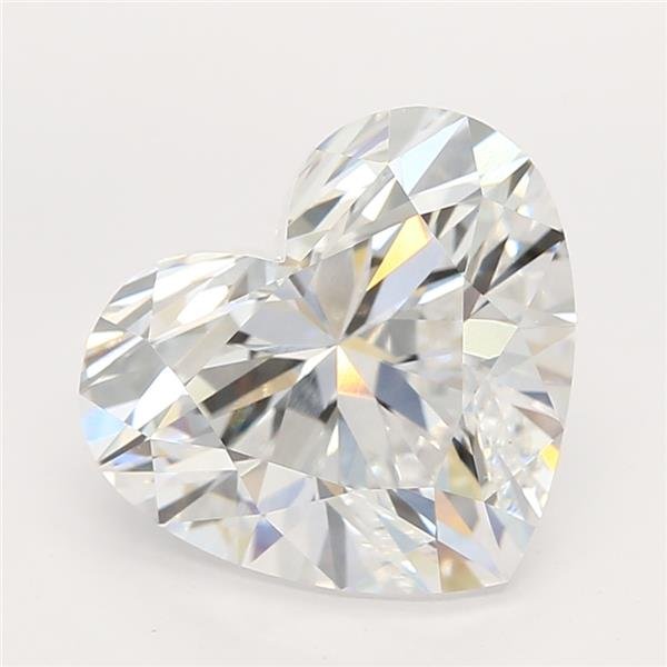3.71ct D VVS2 Rare Carat Ideal Cut Heart Lab Grown Diamond