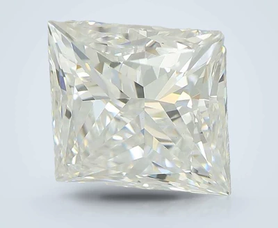 3.08ct E VS1 Rare Carat Ideal Cut Princess Lab Grown Diamond