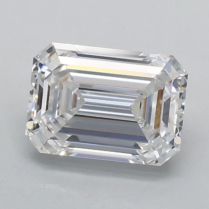 1.03ct D VVS2 Rare Carat Ideal Cut Emerald Lab Grown Diamond