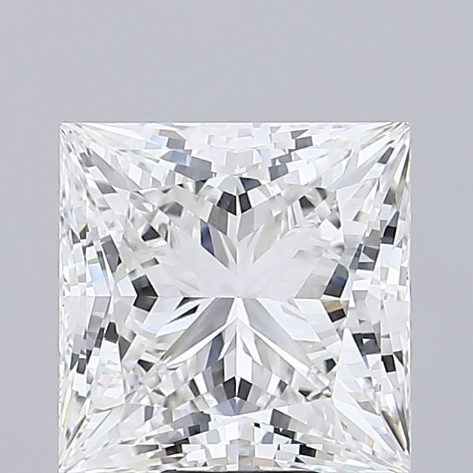 10.09ct F VVS2 Rare Carat Ideal Cut Princess Lab Grown Diamond