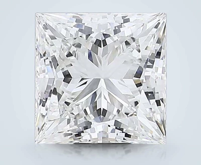 10.09ct F VVS2 Rare Carat Ideal Cut Princess Lab Grown Diamond