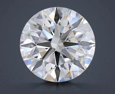 5.01ct D VVS1 Rare Carat Ideal Cut Round Diamond