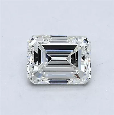 0.70ct H VVS1 Very Good Cut Emerald Diamond