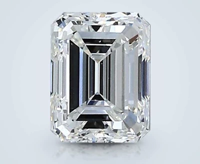 0.70ct H VVS1 Very Good Cut Emerald Diamond