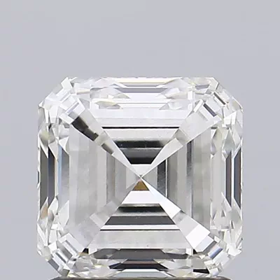 1.61ct H VS2 Very Good Cut Asscher Lab Grown Diamond