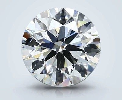 4.01ct K VS2 Rare Carat Ideal Cut Round Diamond