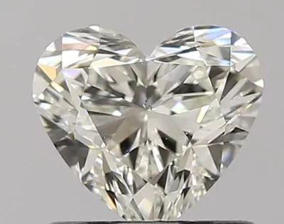 0.70ct K SI1 Rare Carat Ideal Cut Heart Diamond