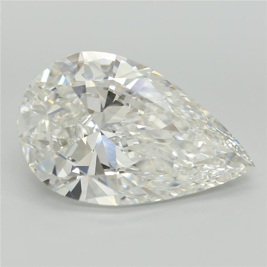 10.32ct F VS1 Very Good Cut Pear Lab Grown Diamond