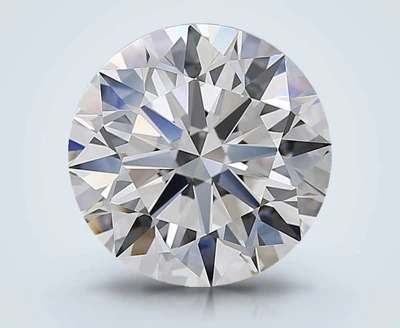 5.02ct E VVS2 Rare Carat Ideal Cut Round Diamond