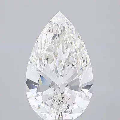 10.08ct F VS1 Rare Carat Ideal Cut Pear Lab Grown Diamond