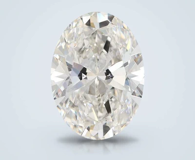 4.06ct H VS2 Rare Carat Ideal Cut Oval Lab Grown Diamond