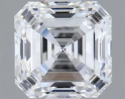 1.24ct E VS1 Excellent Cut Asscher Lab Grown Diamond
