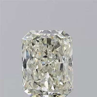 3.02ct I SI1 Rare Carat Ideal Cut Radiant Diamond