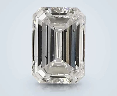 0.99ct D SI1 Rare Carat Ideal Cut Emerald Lab Grown Diamond
