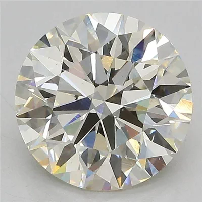 3.17ct J VS1 Rare Carat Ideal Cut Round Lab Grown Diamond