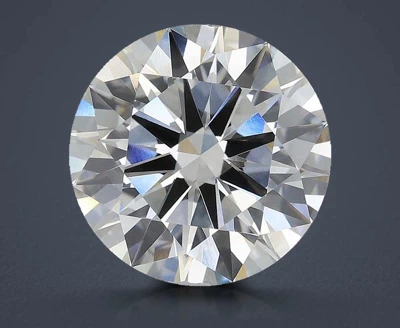 3.04ct H VVS2 Excellent Cut Round Lab Grown Diamond