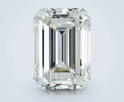 4.01ct J VVS1 Rare Carat Ideal Cut Emerald Diamond