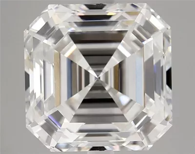 7.09ct F VVS2 Rare Carat Ideal Cut Asscher Lab Grown Diamond