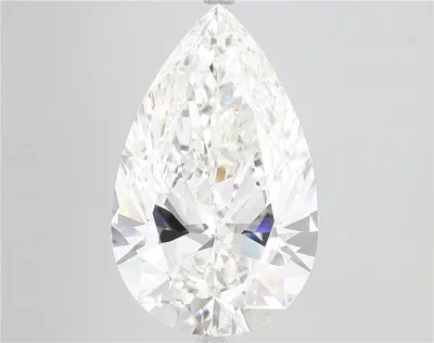 12.55ct F VS1 Rare Carat Ideal Cut Pear Lab Grown Diamond