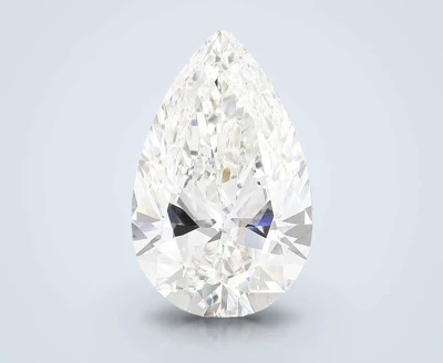12.55ct F VS1 Rare Carat Ideal Cut Pear Lab Grown Diamond