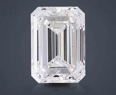 2.02ct D SI2 Rare Carat Ideal Cut Emerald Lab Grown Diamond