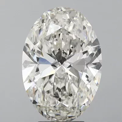 5.58ct H VS1 Rare Carat Ideal Cut Oval Lab Grown Diamond