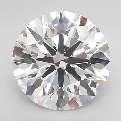 3.51ct D VVS2 Rare Carat Ideal Cut Round Lab Grown Diamond