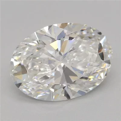 2.04ct D VVS2 Rare Carat Ideal Cut Oval Lab Grown Diamond