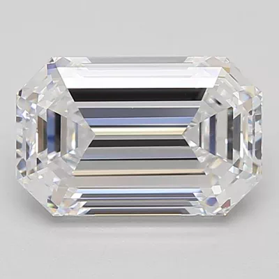 2.39ct F VVS1 Excellent Cut Emerald Lab Grown Diamond