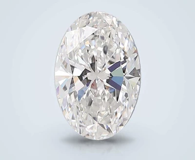 3.51ct D VS1 Rare Carat Ideal Cut Oval Lab Grown Diamond
