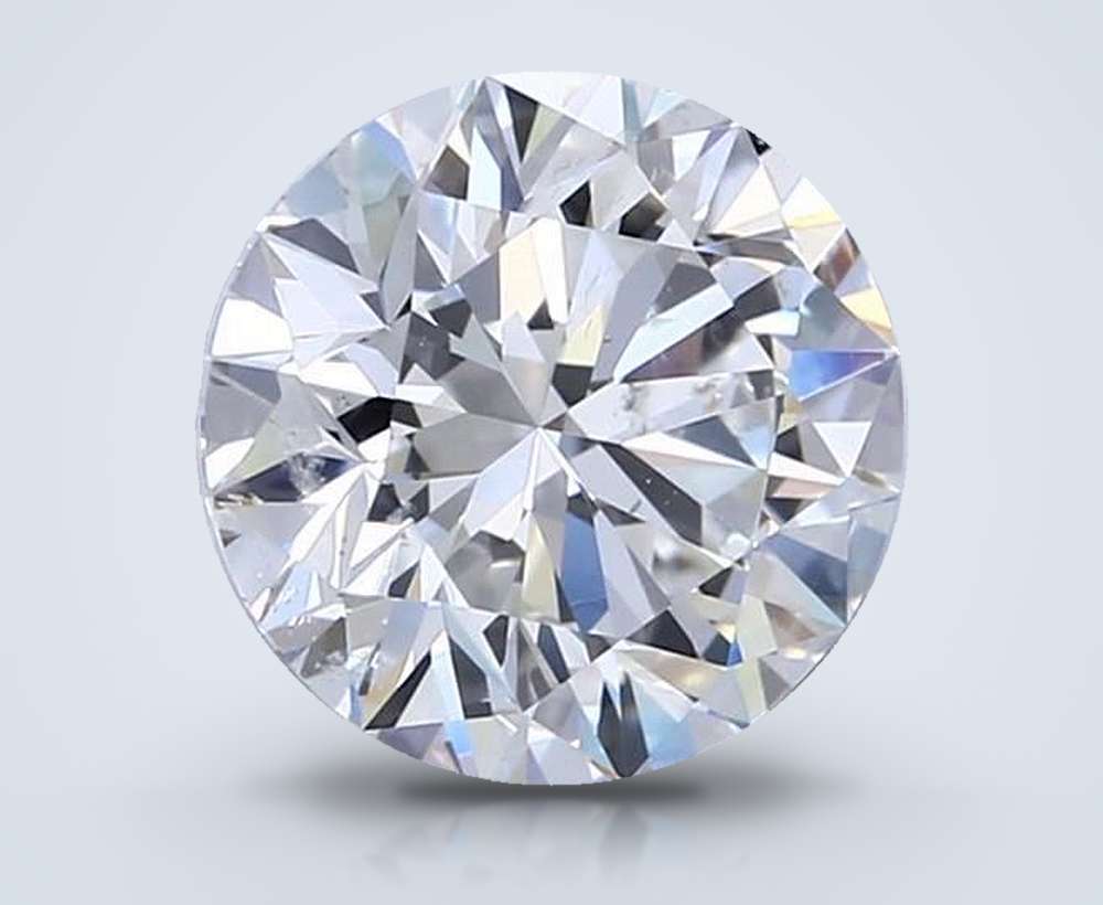 2.20ct H SI2 Rare Carat Ideal Cut Round Diamond