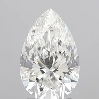2.27ct F SI1 Rare Carat Ideal Cut Pear Lab Grown Diamond