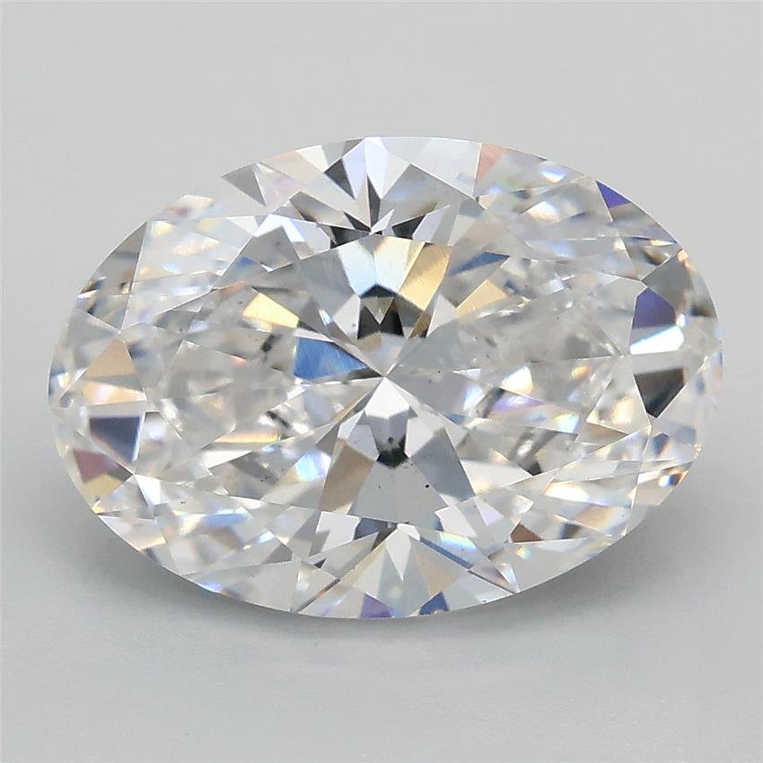 3.05ct E VS2 Rare Carat Ideal Cut Oval Lab Grown Diamond