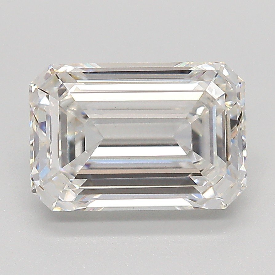 3.01ct F VS1 Rare Carat Ideal Cut Emerald Lab Grown Diamond