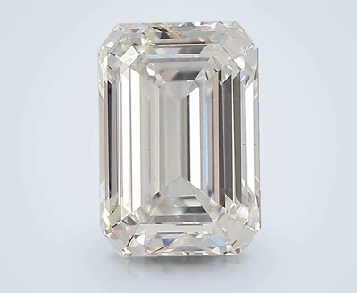 3.01ct F VS1 Rare Carat Ideal Cut Emerald Lab Grown Diamond