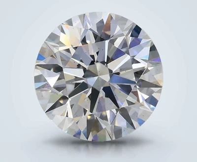 3.04ct D VS2 Rare Carat Ideal Cut Round Lab Grown Diamond