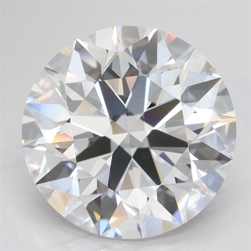 4.06ct D VVS2 Rare Carat Ideal Cut Round Lab Grown Diamond