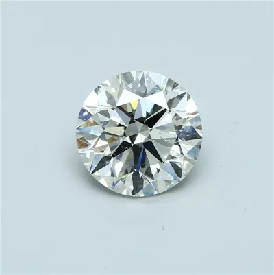 5.01ct K SI2 Rare Carat Ideal Cut Round Diamond