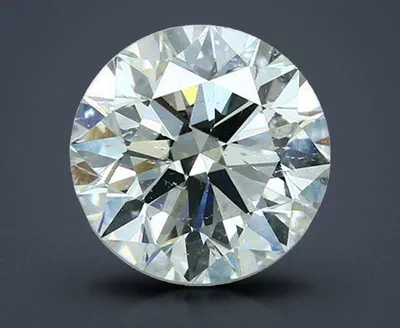 5.01ct K SI2 Rare Carat Ideal Cut Round Diamond