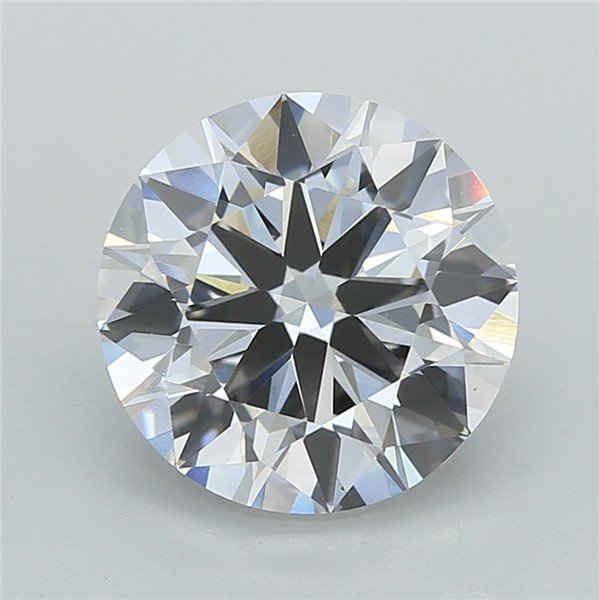 3.50ct F VS1 Very Good Cut Round Lab Grown Diamond