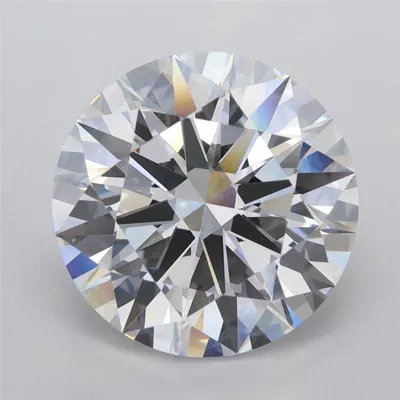 6.57ct E FL Rare Carat Ideal Cut Round Lab Grown Diamond
