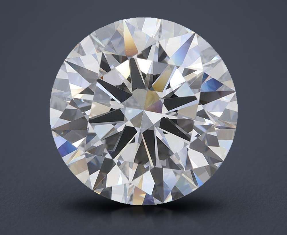 6.57ct E FL Rare Carat Ideal Cut Round Lab Grown Diamond