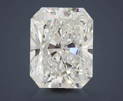 3.04ct E VS2 Rare Carat Ideal Cut Radiant Lab Grown Diamond