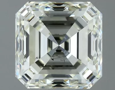 1.51ct K SI1 Very Good Cut Asscher Diamond