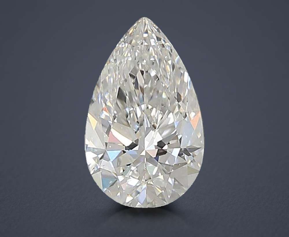 1.31ct E VS1 Rare Carat Ideal Cut Pear Lab Grown Diamond